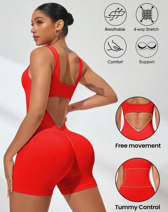 ENTERIZO CORTO SAMMY™ MANGA SIZA 🍑+ENVIO GRATIS🎁