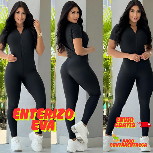 ENTERIZO EVA™ MANGA CORTA CIERRE+ENVIO GRATIS⭐