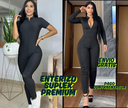 ENTERIZO SUPLEX PREMIUM CON CIERRE🌺+ENVIO GRATIS🎁